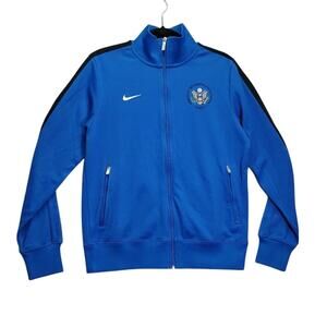Nike Mens Medium Blue Zip Golf Dry-Fit The Embassy Of The USA Kabol Sweater